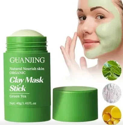 ClayMask™- Mascarilla facial de té verde.