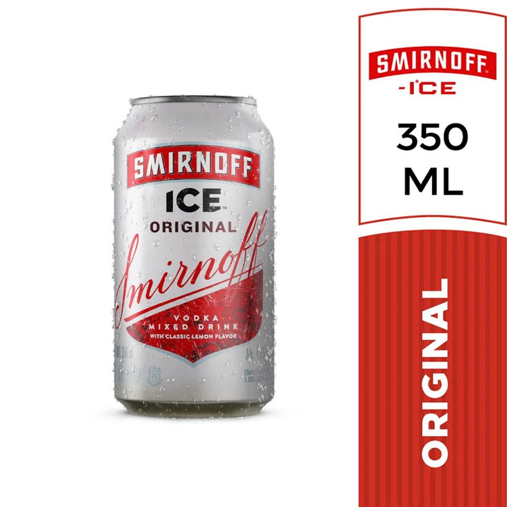 Smirnoff Ice Red Lata 350 ml Smirnoff Ice Red Lata 350 ml - Imagen 1