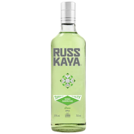 Vodka RUSSKAYA Apple Botella 750ml