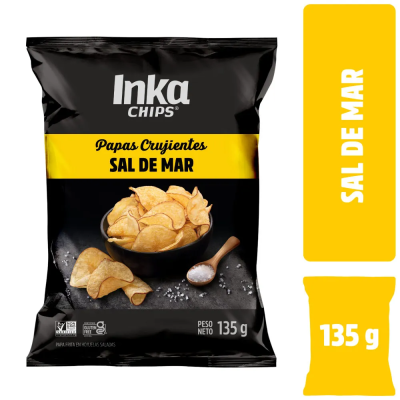 Papas Inka Chips Sal de Mar 135 gr