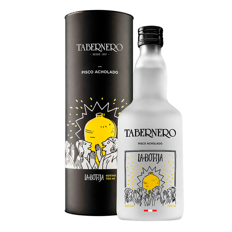 Pide-Pisco-LA-BOTIJA-Tabernero-Acholado Pisco LA BOTIJA Tabernero Acholado botella 700ml - Imagen 1
