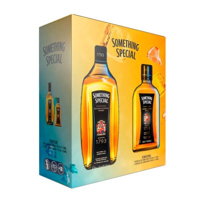 Pack Whisky Something Special: Botella 750ml + Botella 200ml