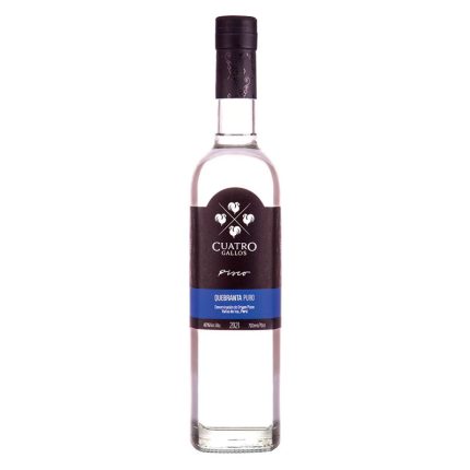 Pisco CUATRO GALLOS Quebranta Botella 700ml