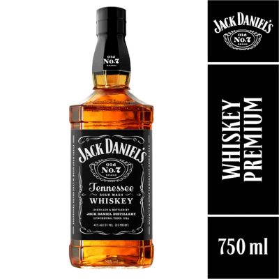 Whisky JACK DANIEL'S Old N'7 Botella 750ml