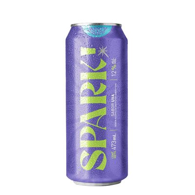 Bebida Alcohólica Gasificada SPARK Sabor a Uva Lata 473ml
