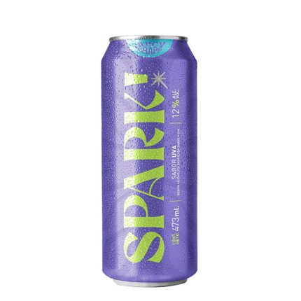 Bebida Alcohólica Gasificada SPARK Sabor a Uva Lata 473ml