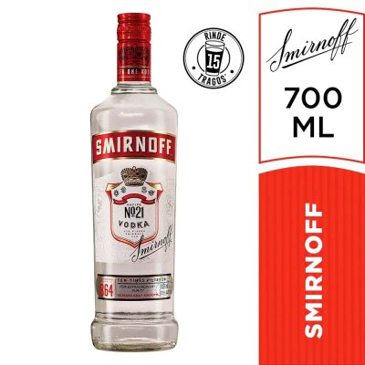 Vodka SMIRNOFF N°21 Red Botella 700ml