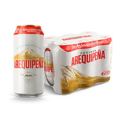 Cerveza AREQUIPEÑA Six Pack Lata 473ML