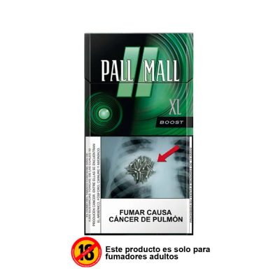 Cigarros PALL MALL Boost XL Caja 20 Und