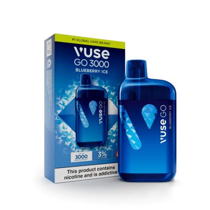 Vapeador Electrónico Vuse GO Blueberry Ice 3000 puffs