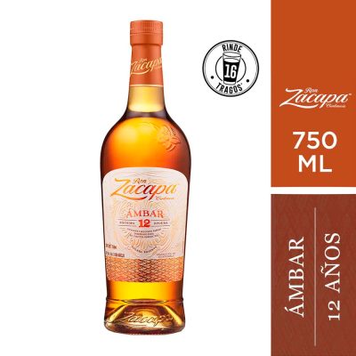 Ron ZACAPA Ambar 12 Soleras Botella 750ml