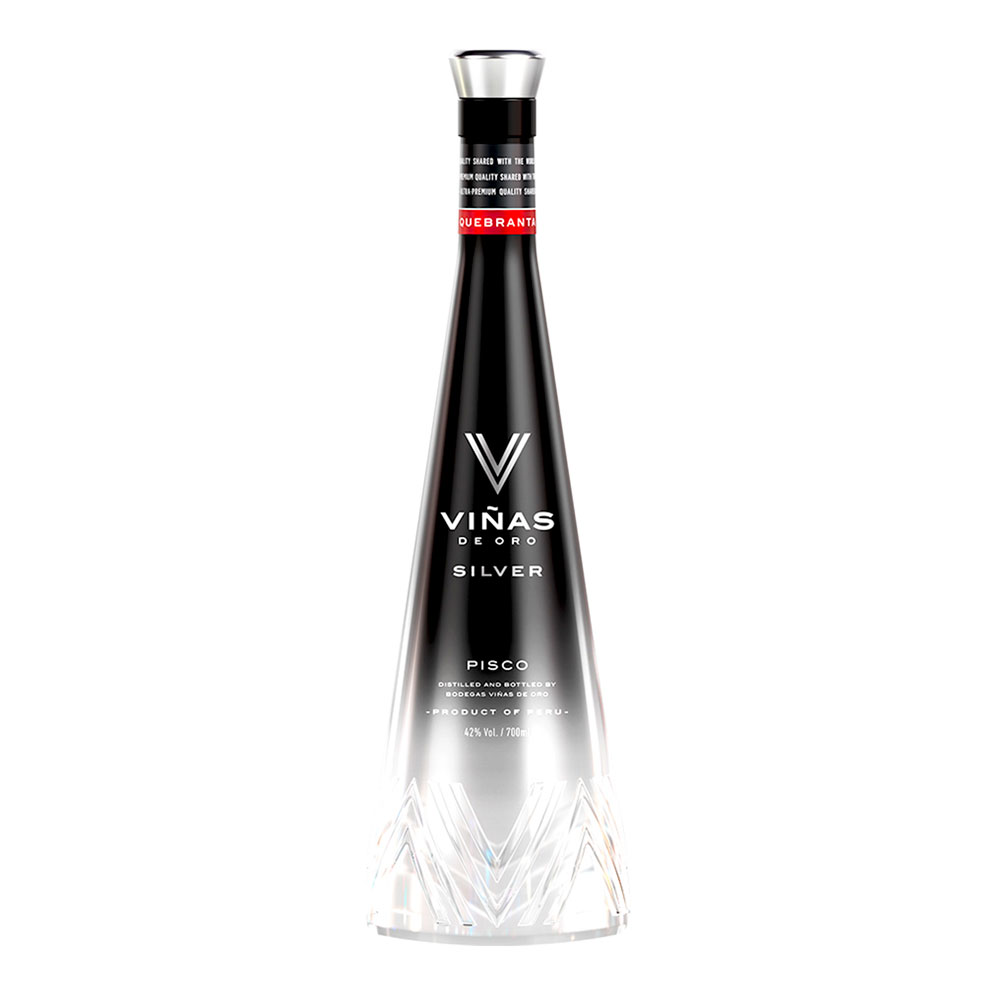 Pisco-Vinas-de-Oro-Silver-Quebranta-700ml Pisco Viñas de Oro Silver Quebranta 700ml - Imagen 1