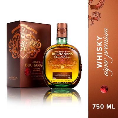 Whisky James BUCHANANS Special Reserve 18 Años 750ml